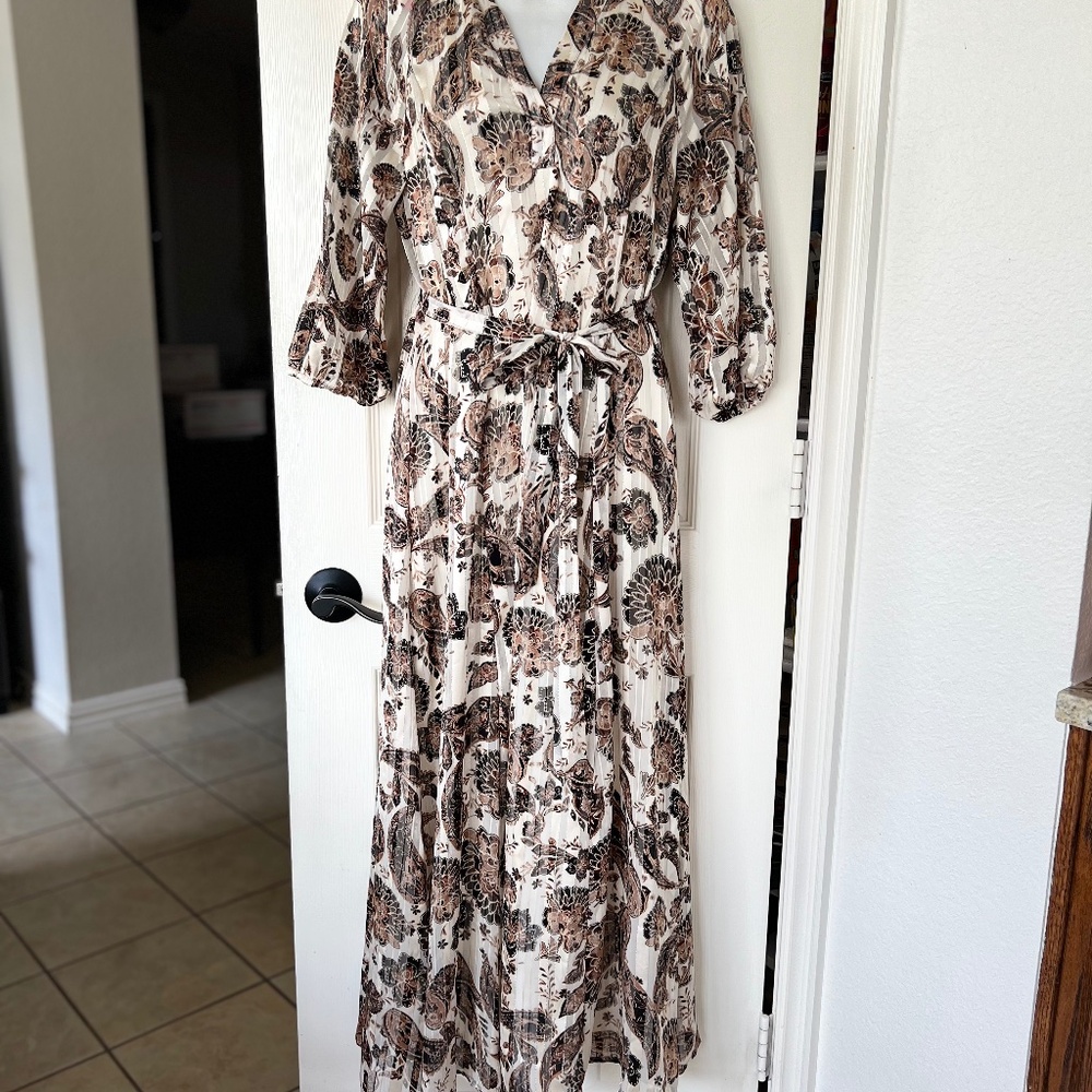 Vince Camuto Women's Paisley-Print Dress